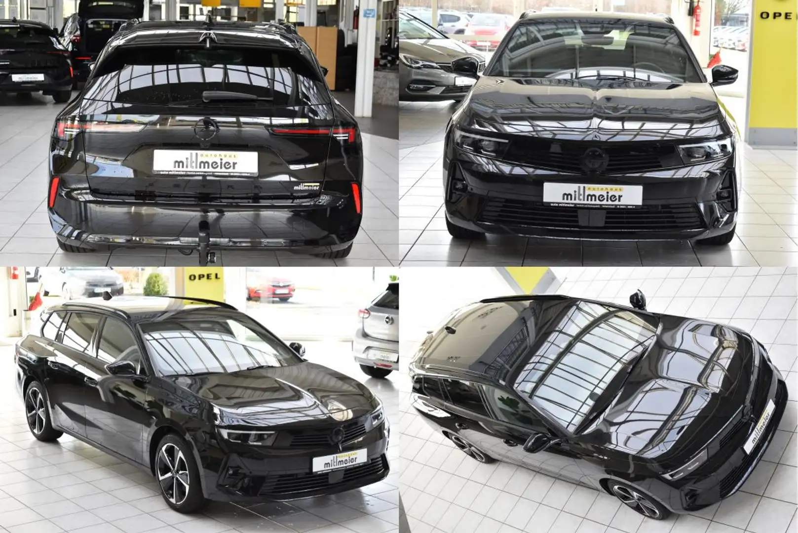 Opel Astra ST 1.2T GS AHK NAVI Matrix LED 360°Kam SHZ Schwarz - 2