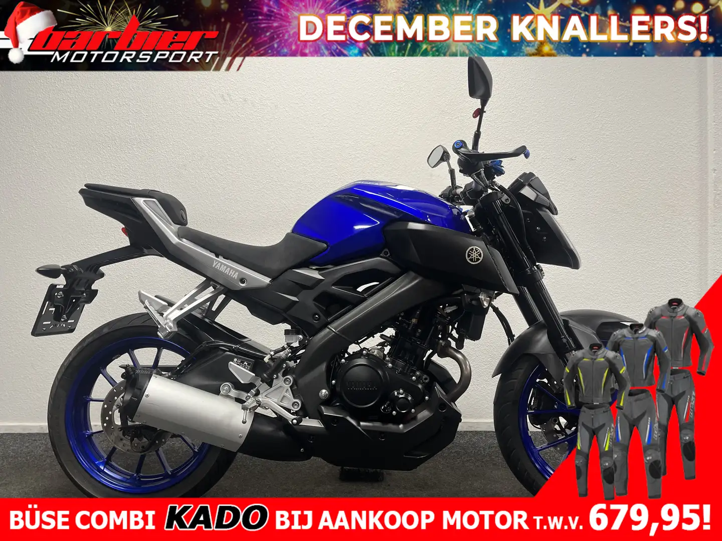 Yamaha MT-125 ABS Blauw - 1