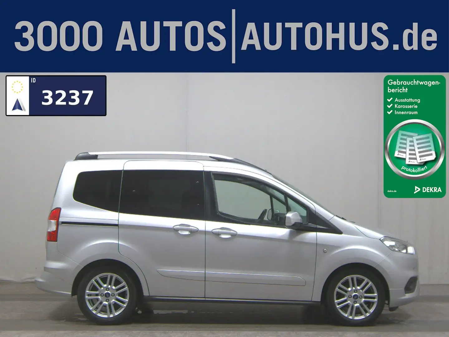 Ford Tourneo Courier 1.5 TDCi Titanium 5-Sitze Navi Silber - 1
