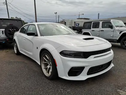 White 2023 Dodge Charger Scat Pack Widebody RWD Sedan Rear-Wheel Drive 8-Speed Automatic