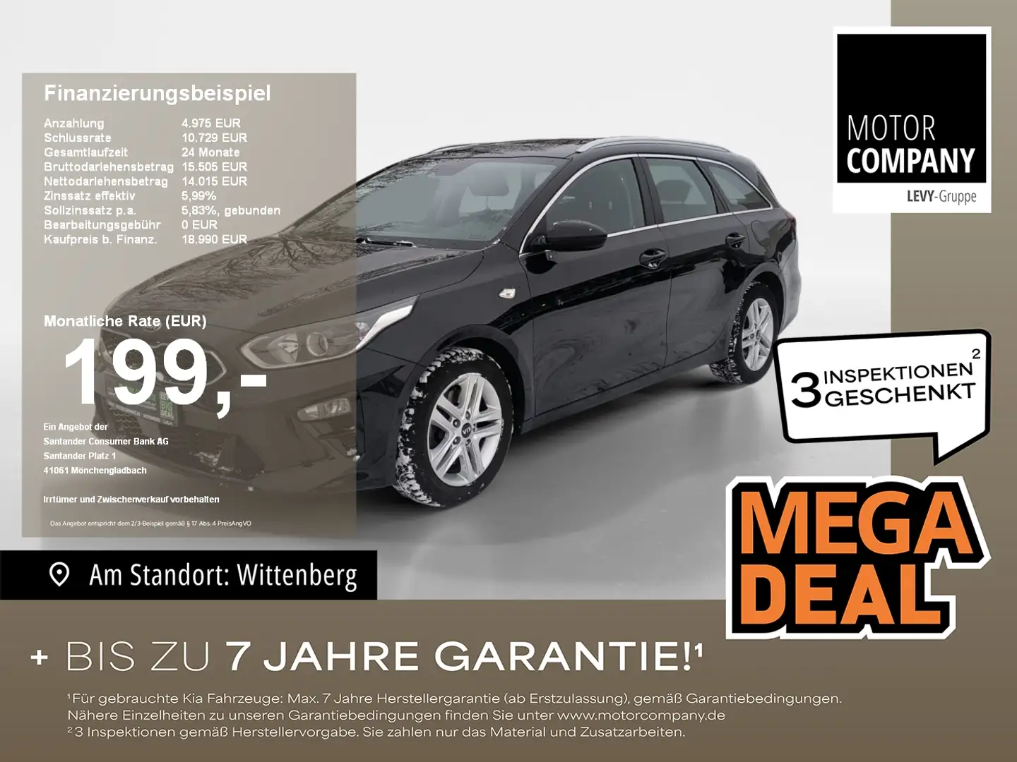 Kia Ceed SW / cee'd SW Ceed Sportswagon 1.5 T-GDI Vision CarPlay*DAB*SHZ Noir - 1