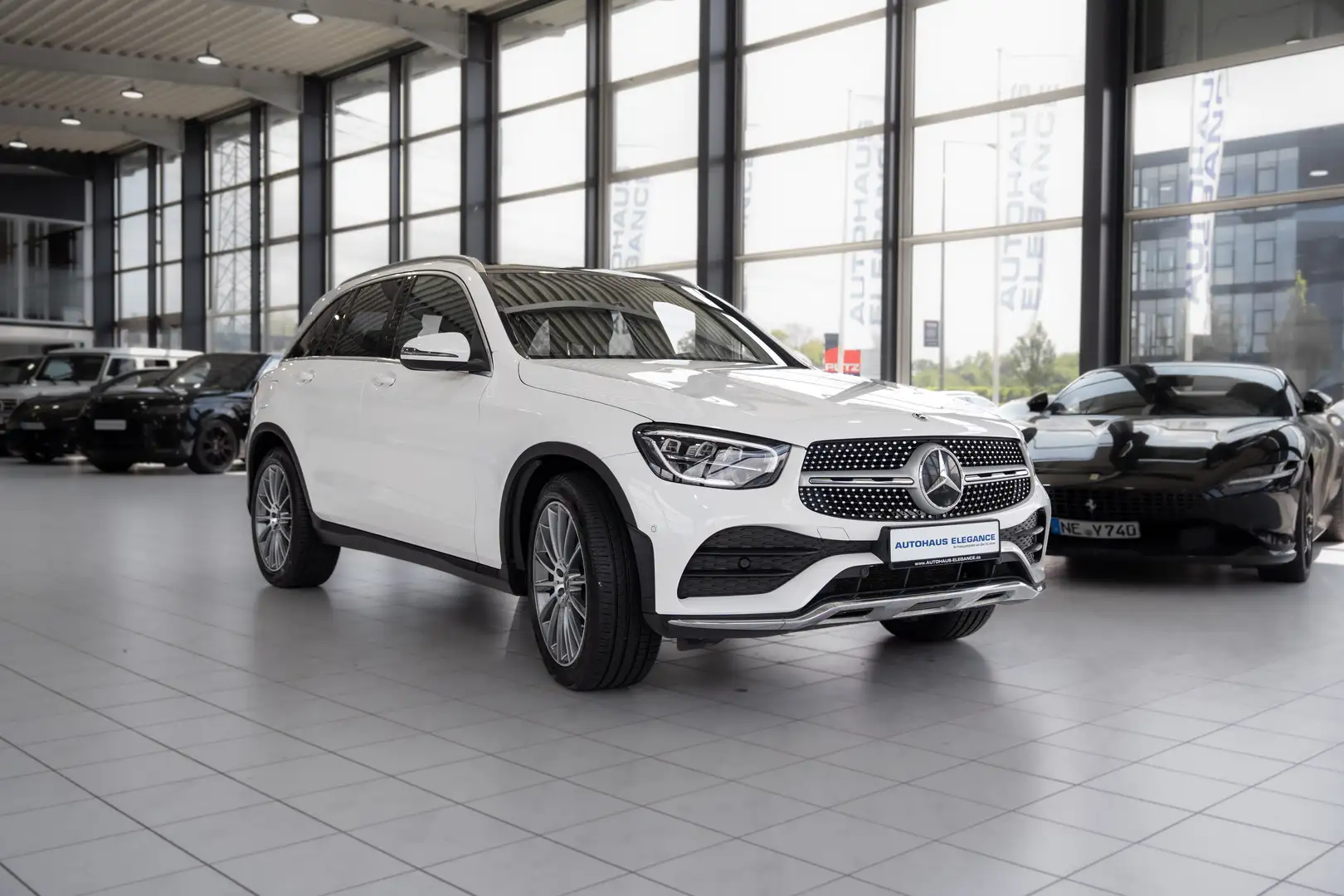 Mercedes-Benz GLC 400 d 4Matic*AMG-LINE*1.HD*PANO*EDELHOLZ* Alb - 2