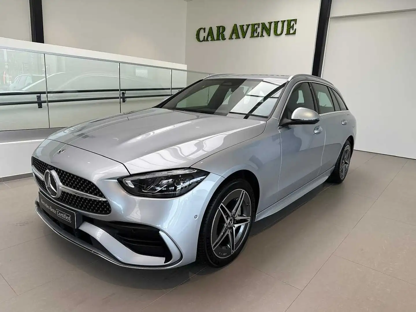 Mercedes-Benz C 300 e Break AMG Line Plateado - 2
