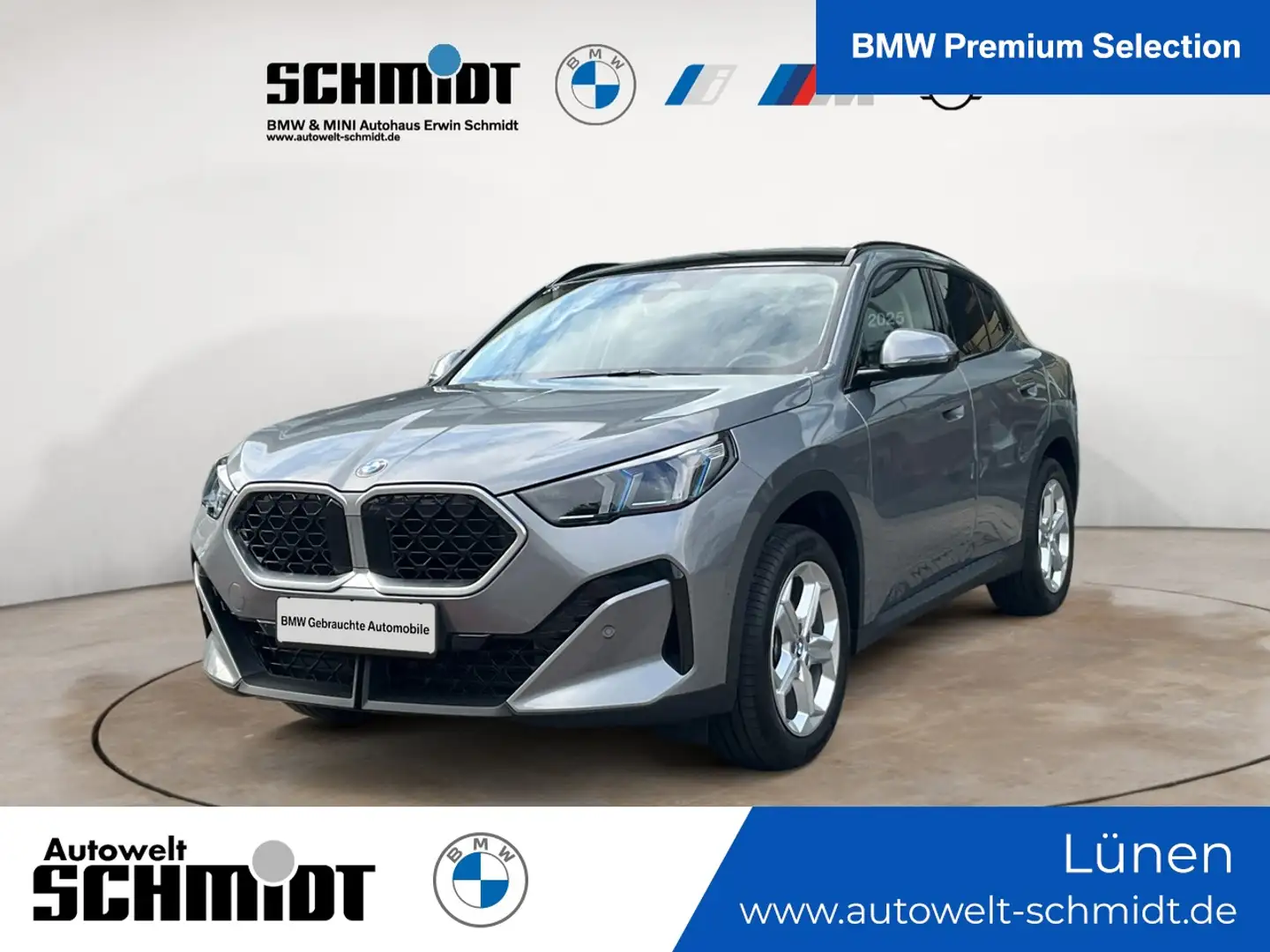 BMW X2 sDrive18d / NP= 53.640,- / Panorama / AHK / Gris - 1