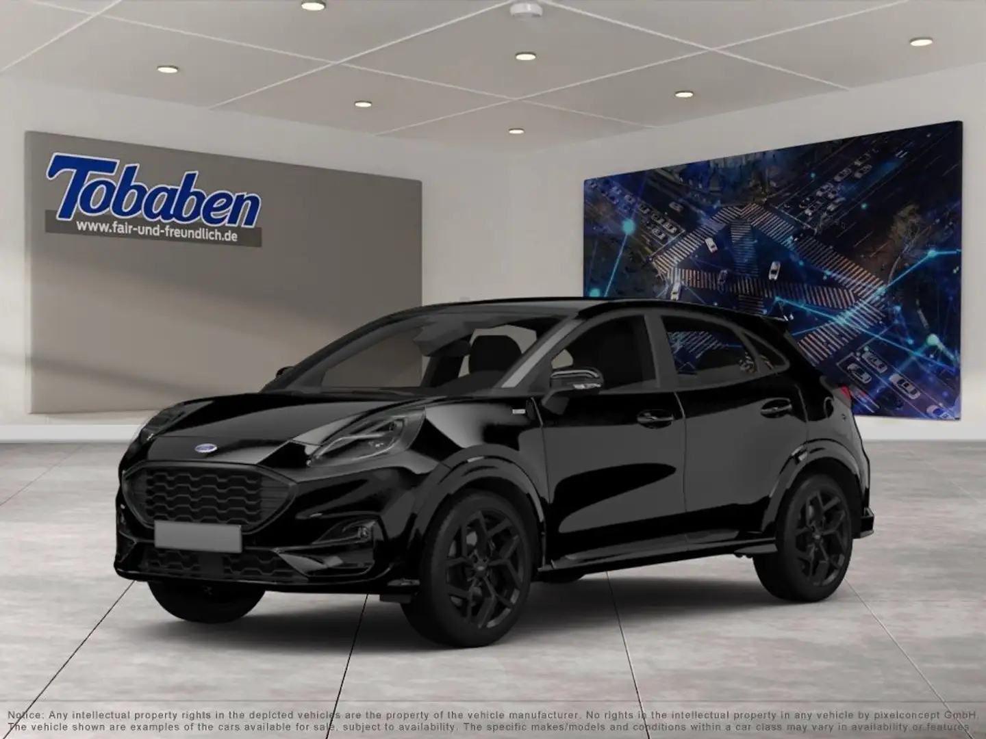 Ford Puma 125PS MHD Titanium WIPA+SYNC4+KAMERA Noir - 1