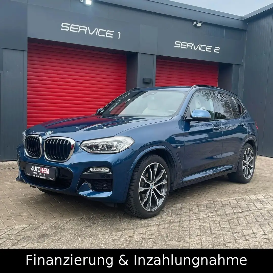 BMW X3 xDrive 20 d M Sport Led Standhzg Kamera Navi Bleu - 1