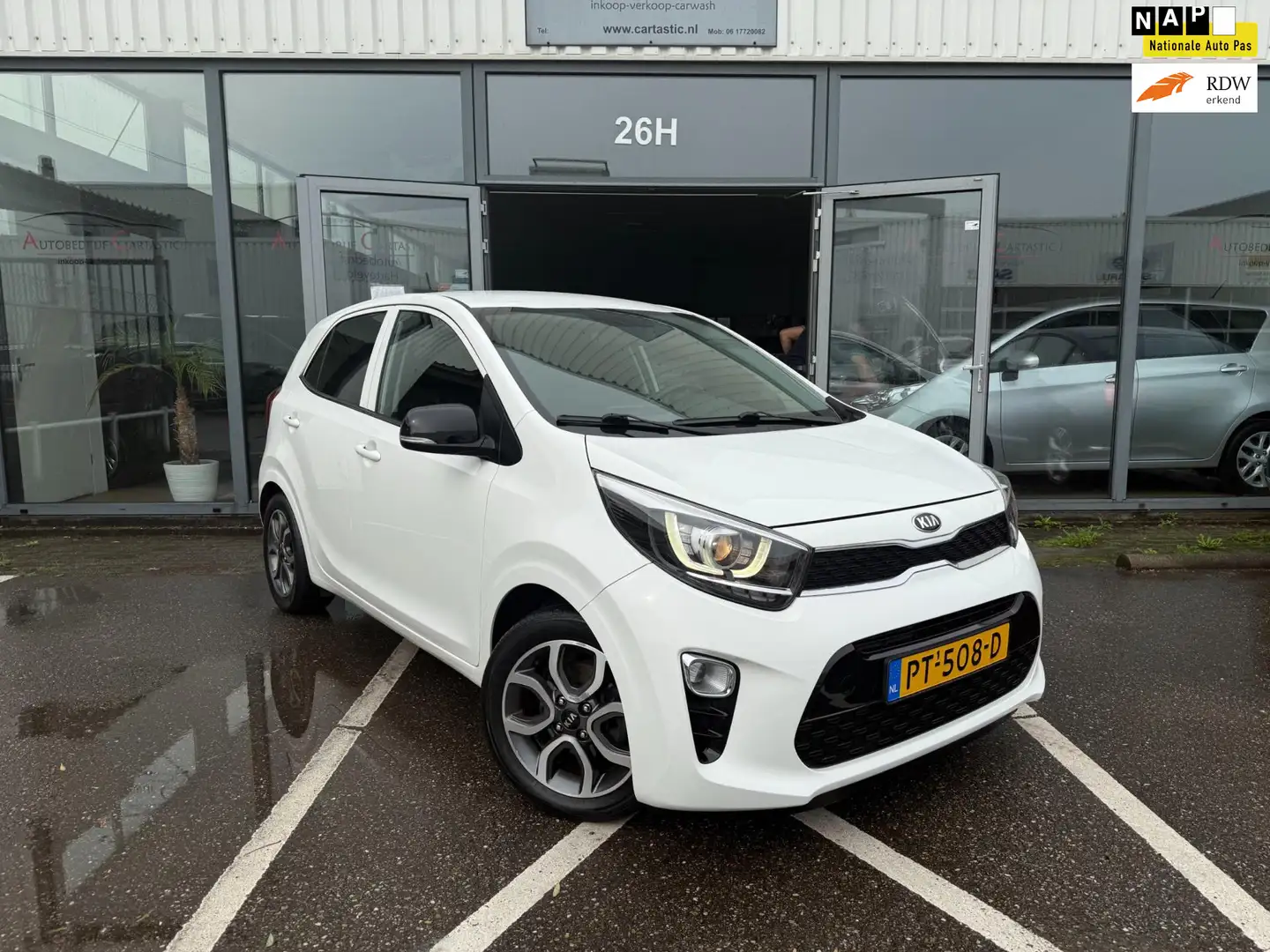 Kia Picanto 1.0 CVVT DynamicPlusLine NAVI | CRUISE CONTROL | C Blanc - 1