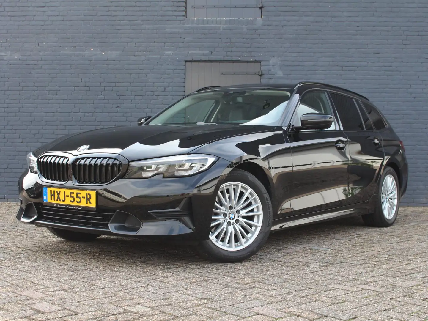 BMW 320 3-serie Touring 320d Sportline btw auto Noir - 1