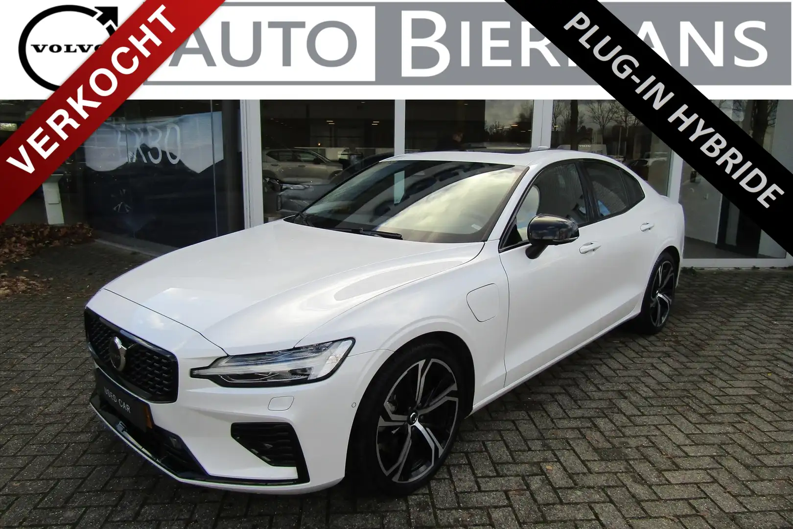 Volvo S60 T6 AWD Recharge 350pk Plugin Ultimate Dark | Pan.d Blanc - 1