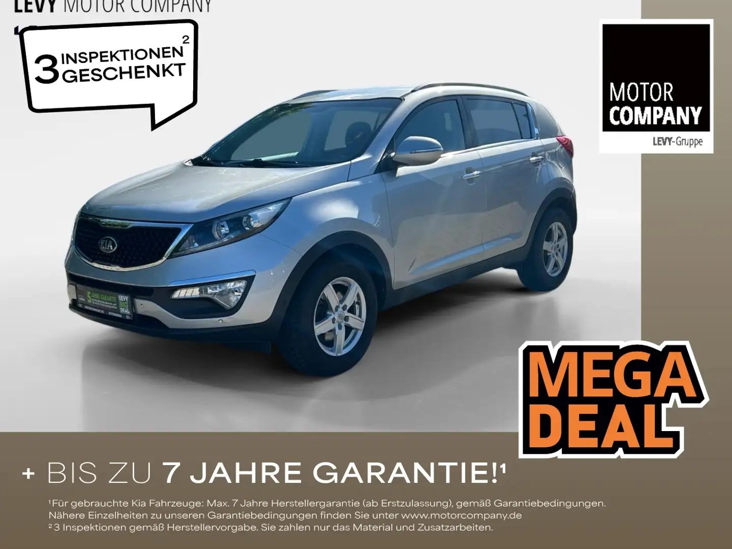 Kia Sportage 4xSHZ LM KlimaA PDC ParkAss KAM Argintiu - 1