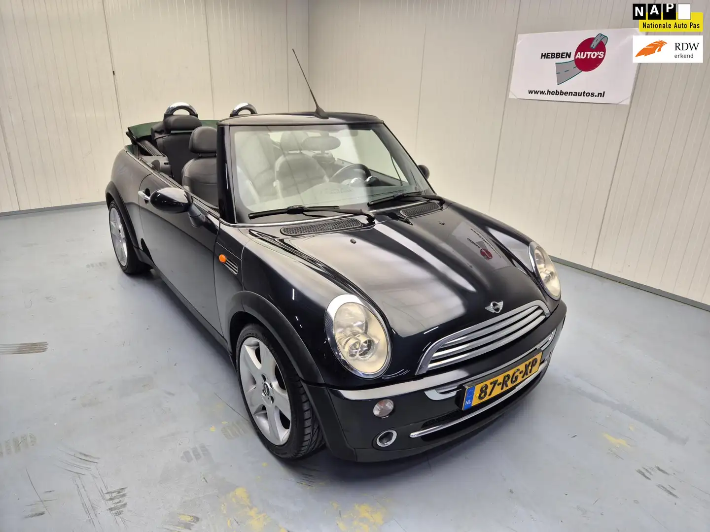 MINI Cooper Cabrio Mini 1.6 Chili Airco Leer Cruise Control Alu Velge Noir - 1