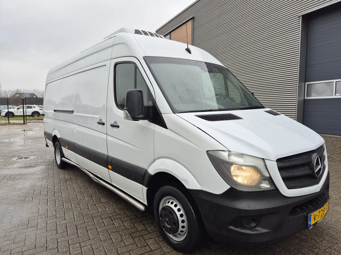 Mercedes-Benz Sprinter 516 CDI maxi hangwerk koelwagen fleisch rohrbahnen Wit - 2