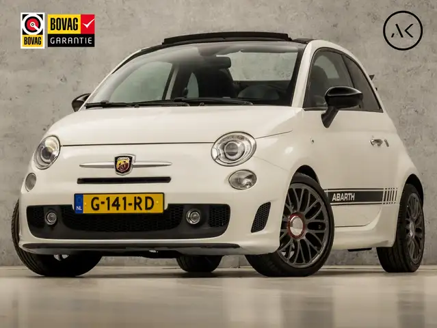 Fiat 500C Abarth 1.4-16V 141Pk Automaat (KUIPSTOELEN, ZWART HEMEL,