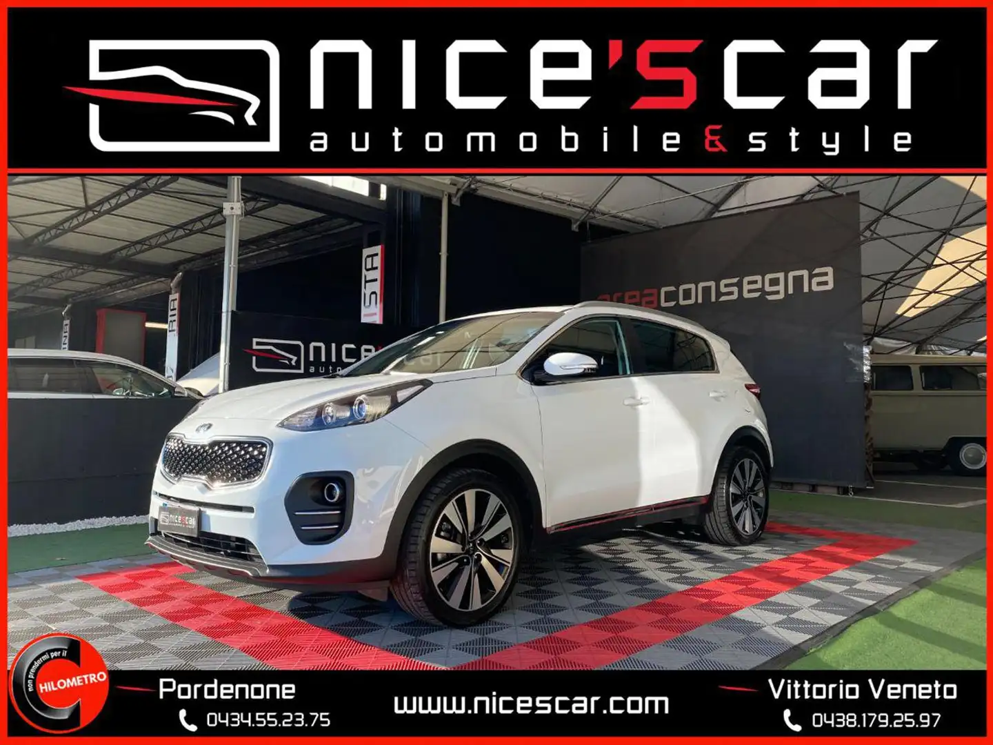 Kia Sportage 1.7 CRDI 2WD Active * TAGLIANDATA * Bianco - 1
