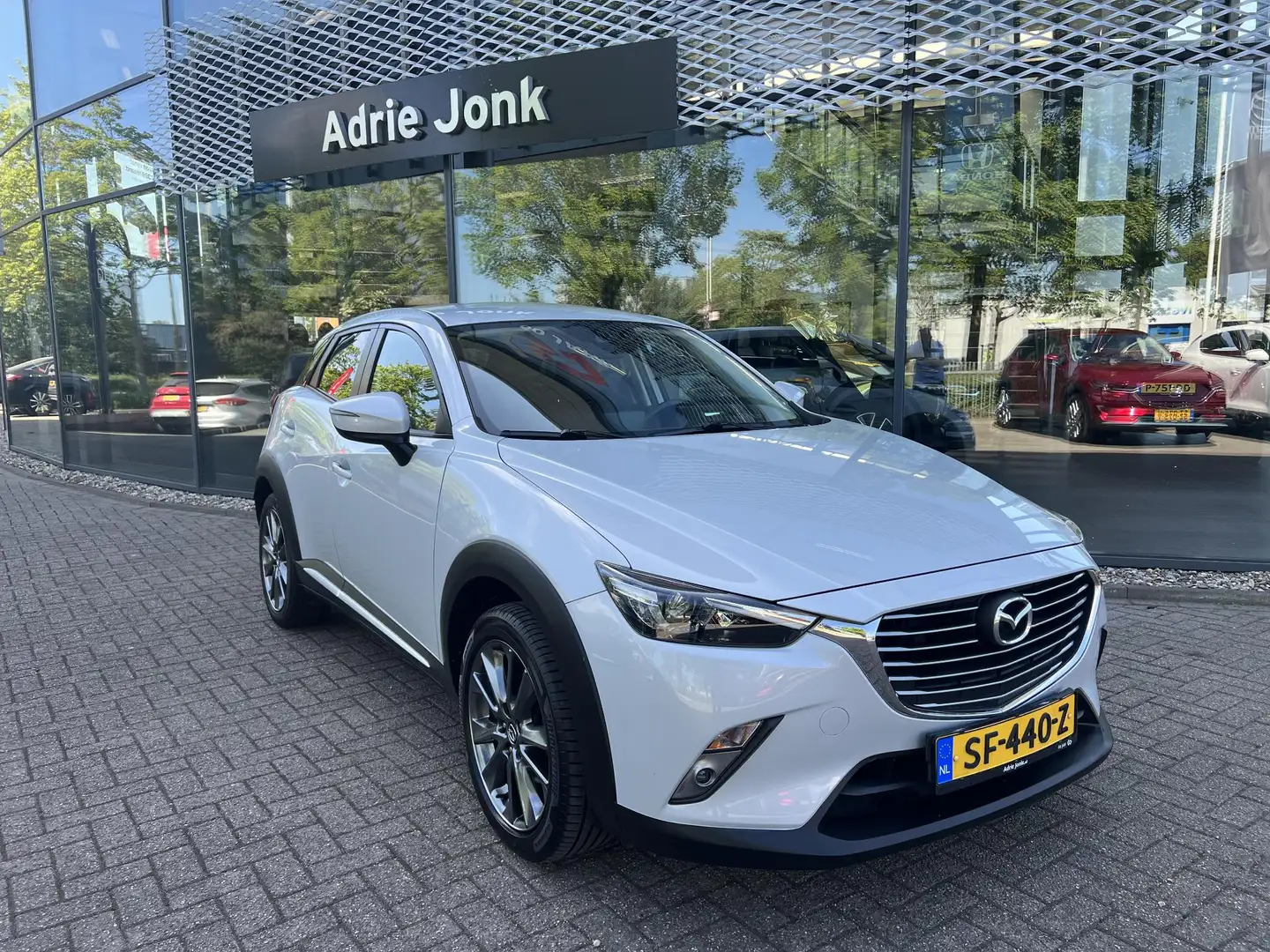Mazda CX-3 2.0 SkyActiv-G 120 GT-Luxury | TREKHAAK | ACHTERUI Wit - 1