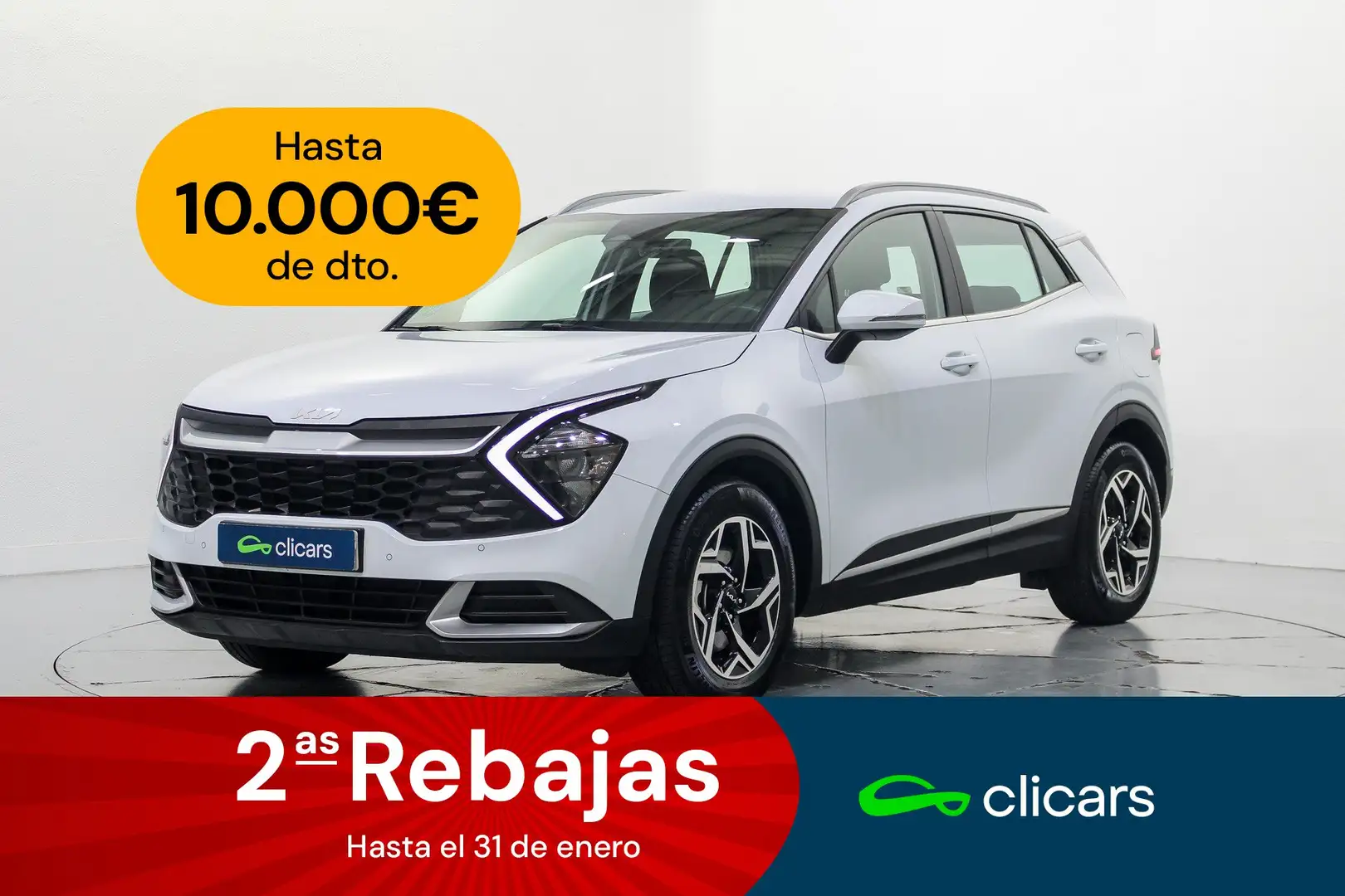 Kia Sportage 1.6 CRDi MHEV Business 4x2 136 Blanc - 1