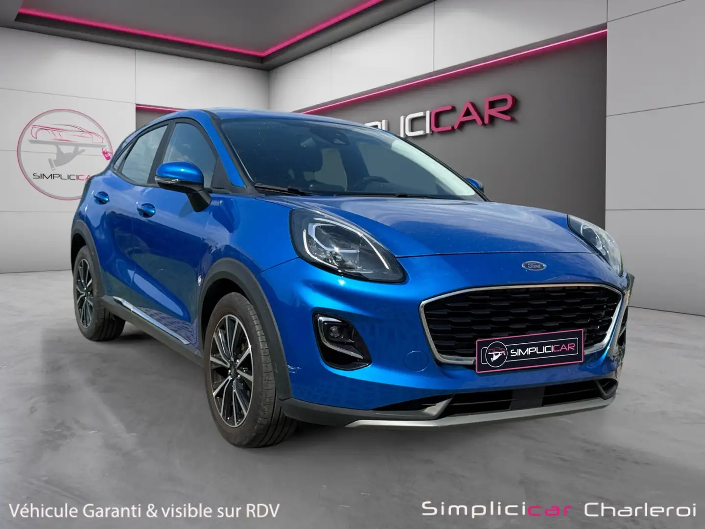 Ford Puma 1.0 EcoBoost mHEV Connected (EU6d) Bleu - 1