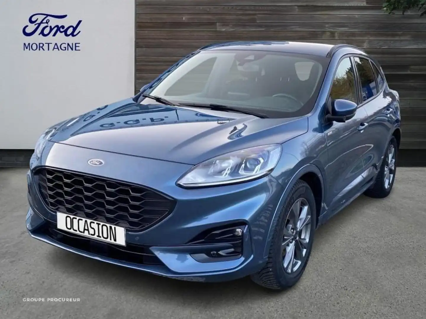 Ford Kuga 2.5 Duratec 190ch FHEV E85 ST-Line BVA Blau - 1