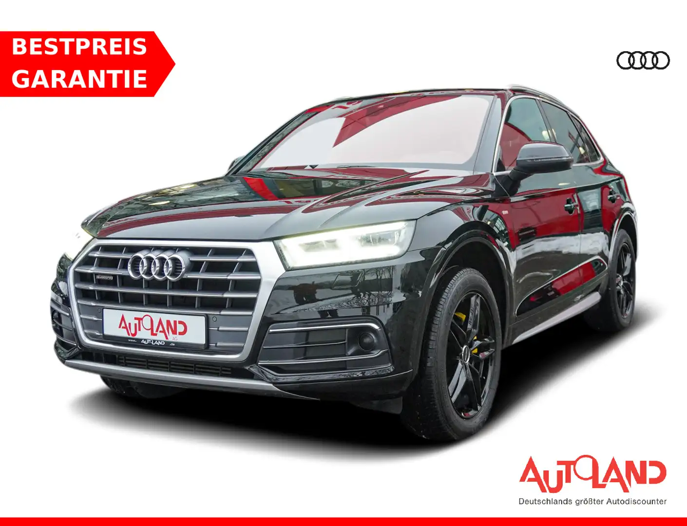 Audi Q5 2.0 TFSI Quattro S-Line+ LED AHK ACC Kamera Schwarz - 1