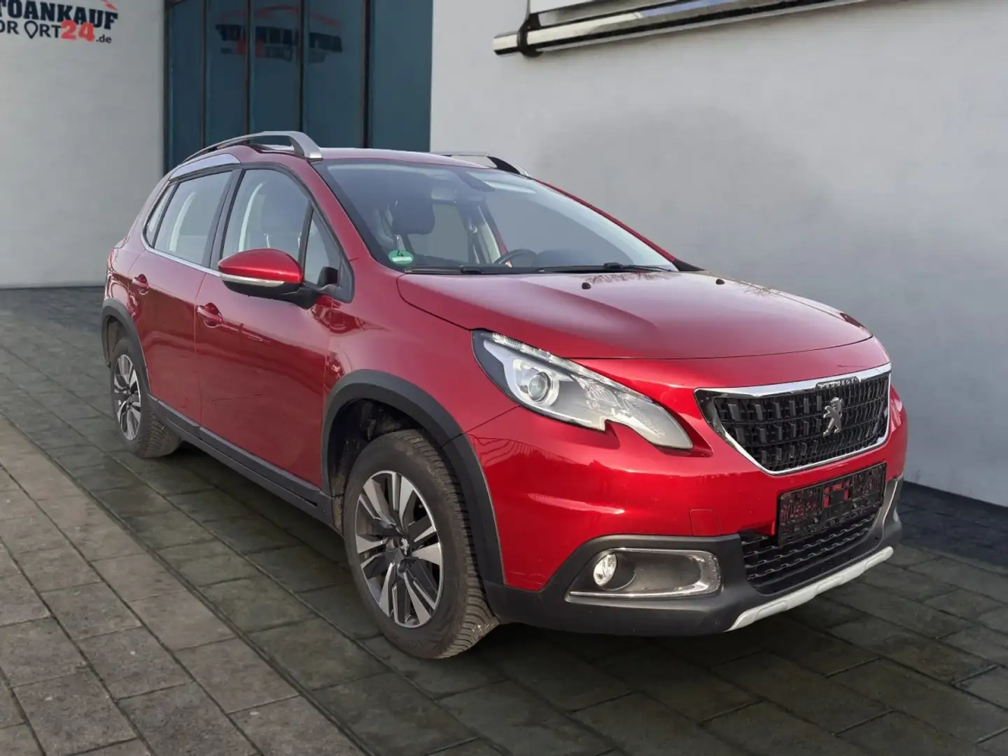Peugeot 2008 Allure 130*LED*BT*TÜV-Neu* Klima Einparkhilfe Rot - 1