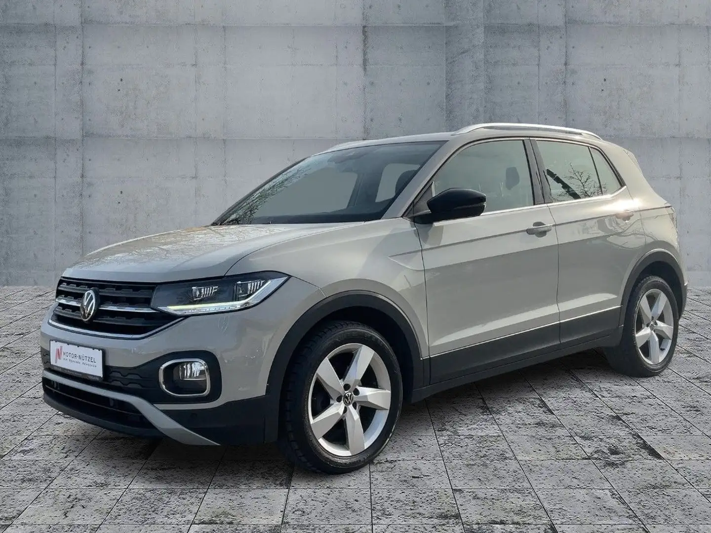 Volkswagen T-Cross 1.0TSI STYLE LED+AHK+SHZ+PDC+DAB+NSW+MFL Gris - 2