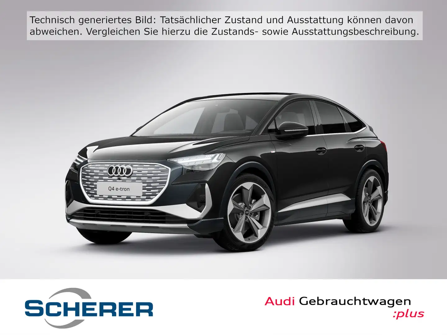 Audi Q4 e-tron 50 e-tron quattro 220 kW Schwarz - 1