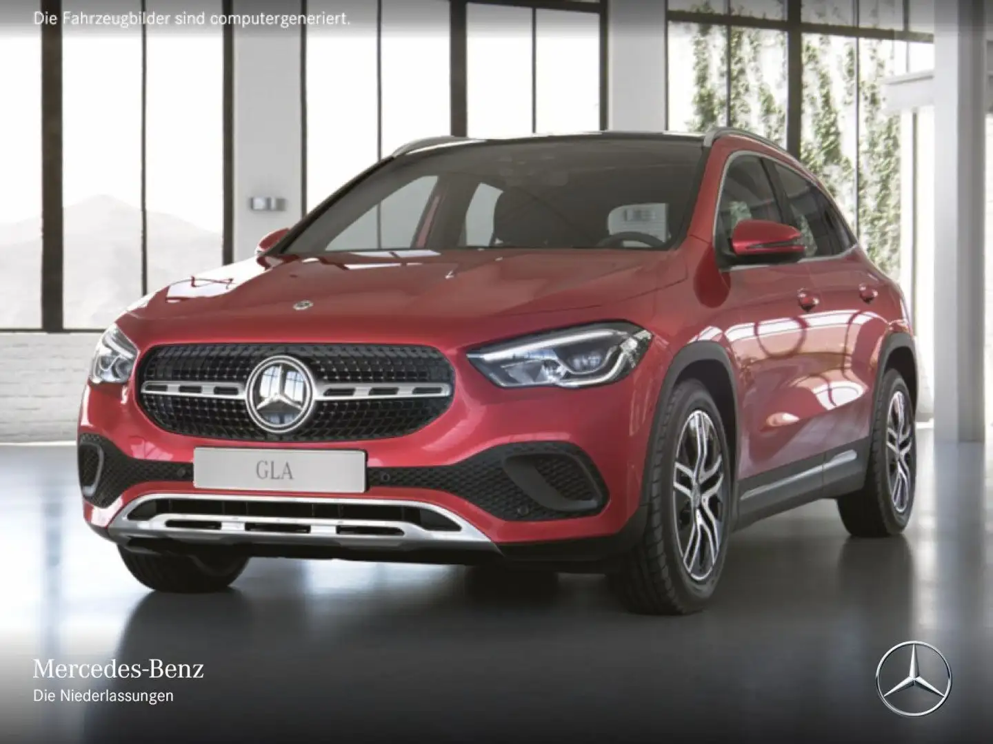 Mercedes-Benz GLA 250 e PROGRESSIVE+PANO+LED+KAMERA+8G Rot - 2