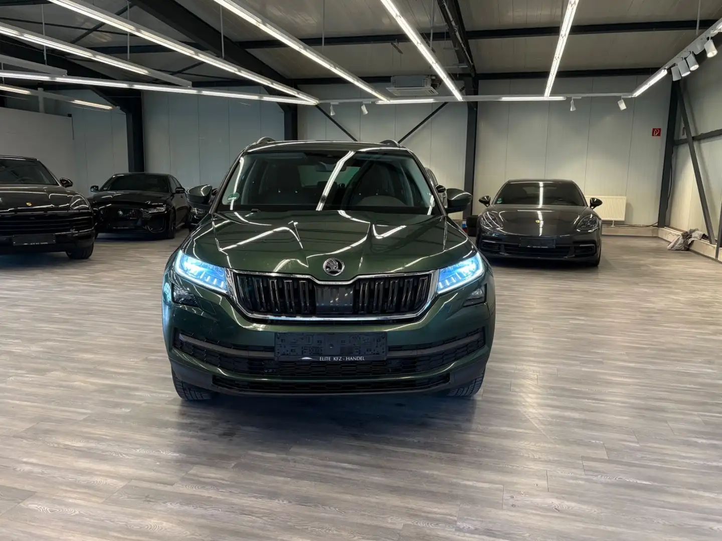 Skoda Kodiaq 4x4 Standheiz AHK Cam LED Virtual Canton Grün - 2