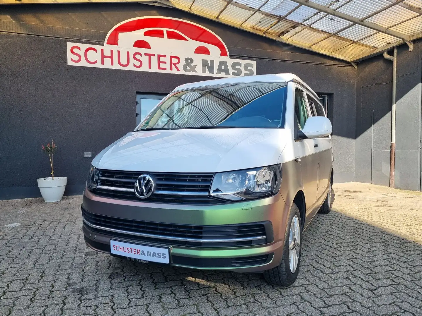 Volkswagen T6 Transporter T6 Camper*Standheizung*SCA Aufstelldach*PDC*Klim Weiß - 2