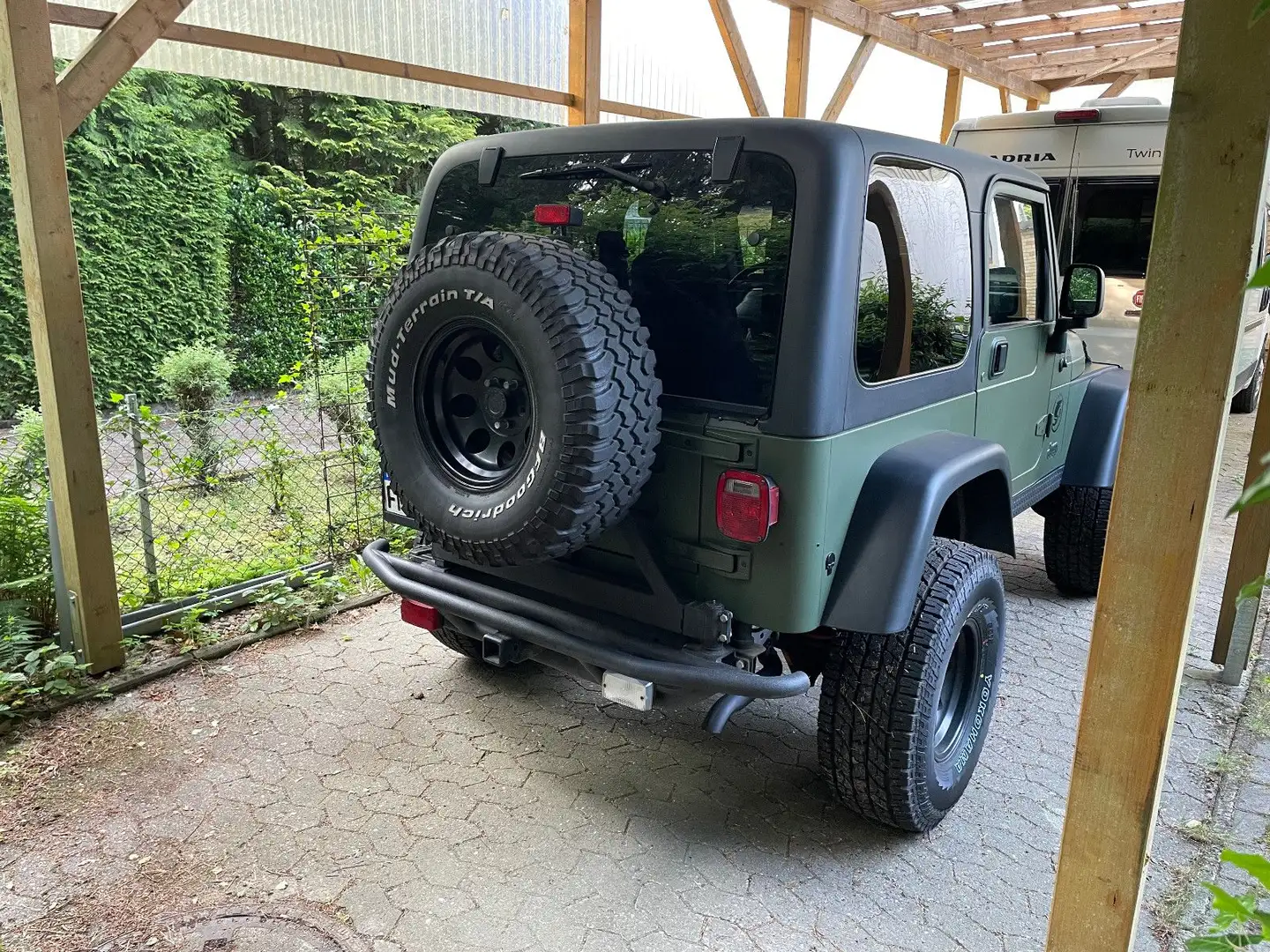 Jeep Wrangler 4.0 höher breiter Grün - 2