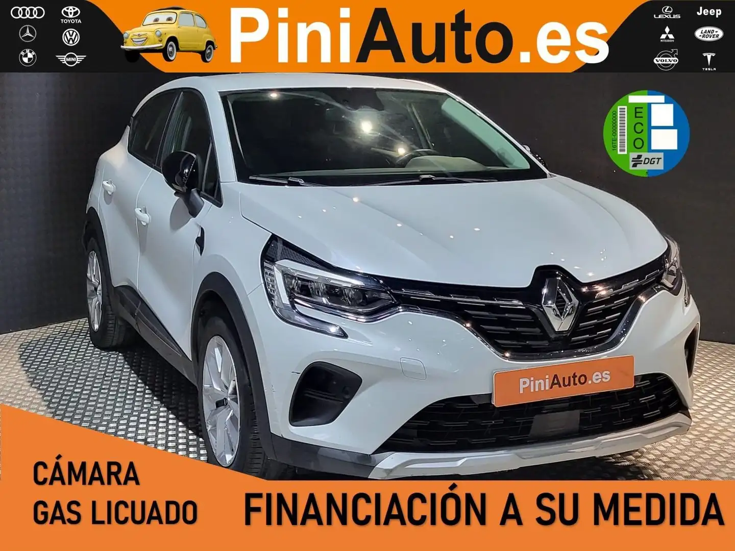 Renault Captur 1.0 TCe 100cv GLP Intens Blanc - 1