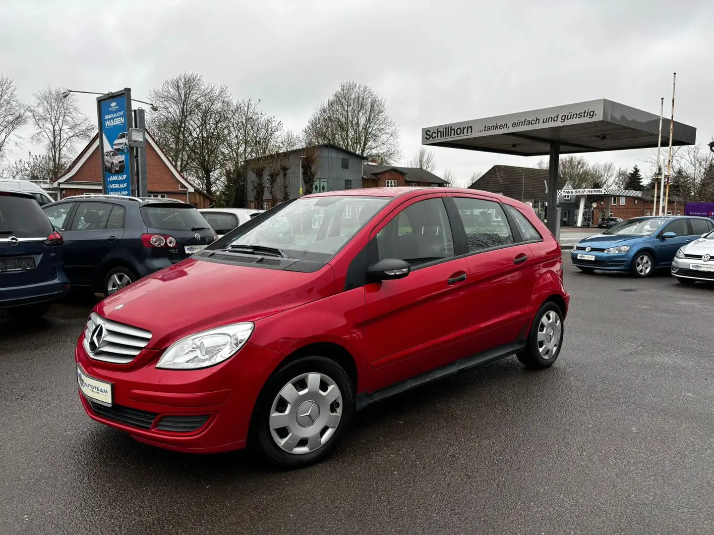 Mercedes-Benz B 200 TÜV NEU/KLIMA/1 HAND Rosso - 1