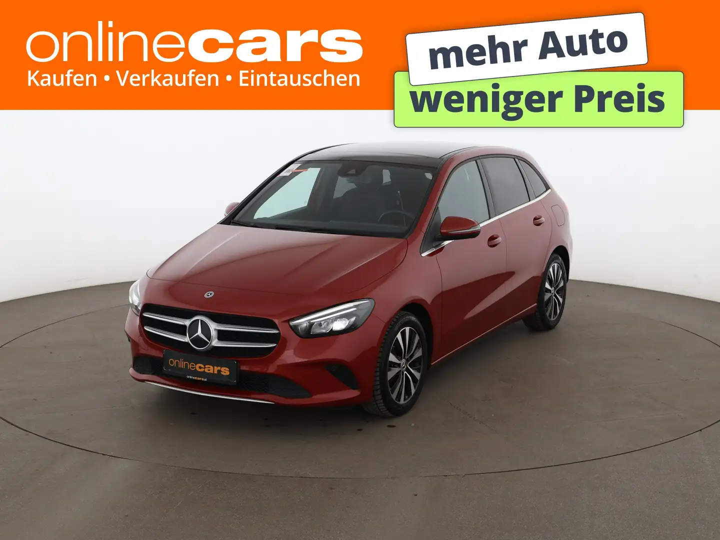 Mercedes-Benz B 250 e Style Aut LED SKY LEDER NAVI R-CAM SITZHZG Rot - 1