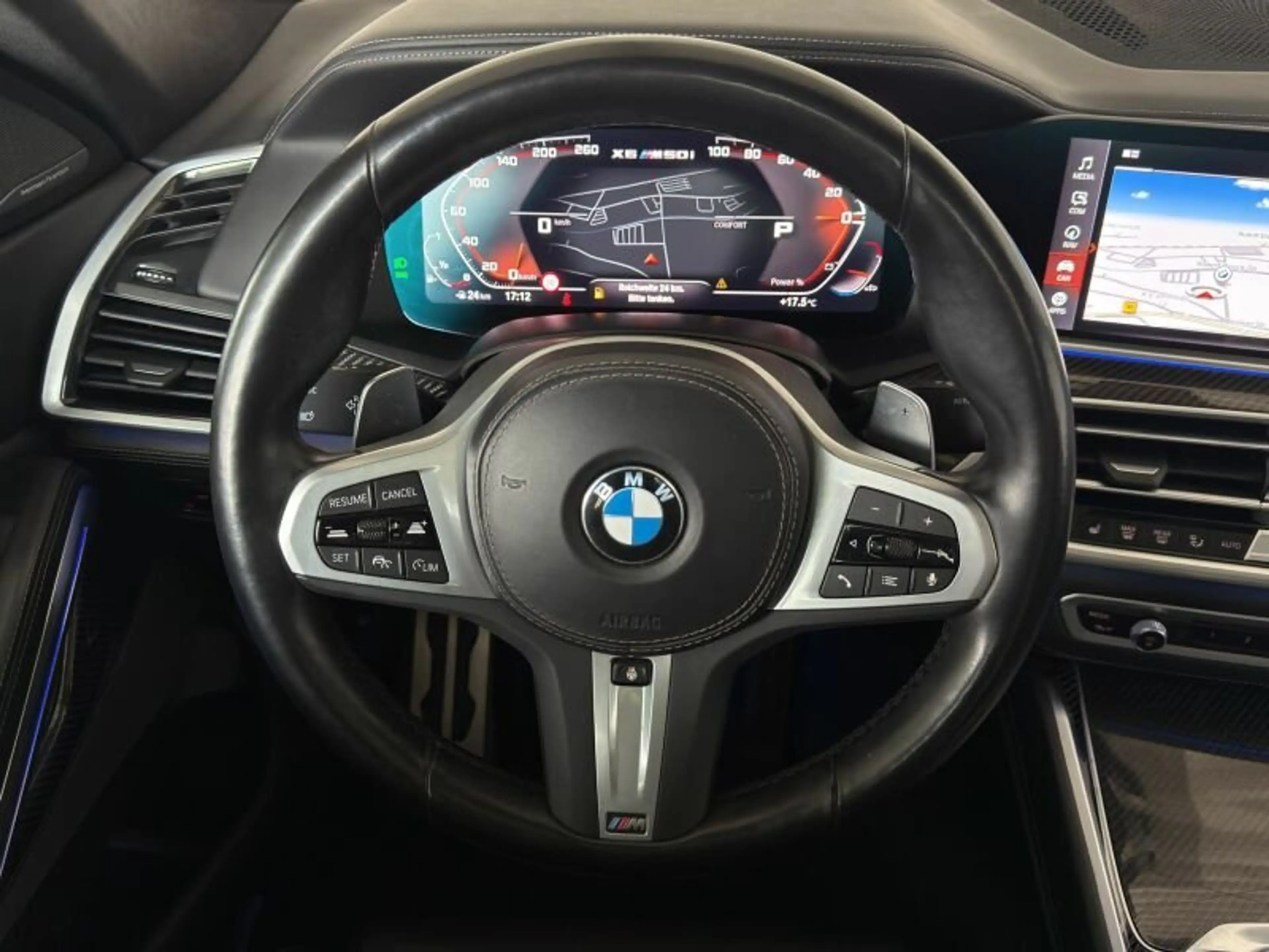 BMW X6 M 50i SHZ/LASER/INT/hk/HUD/360/PanSky/FondTV — photo 12