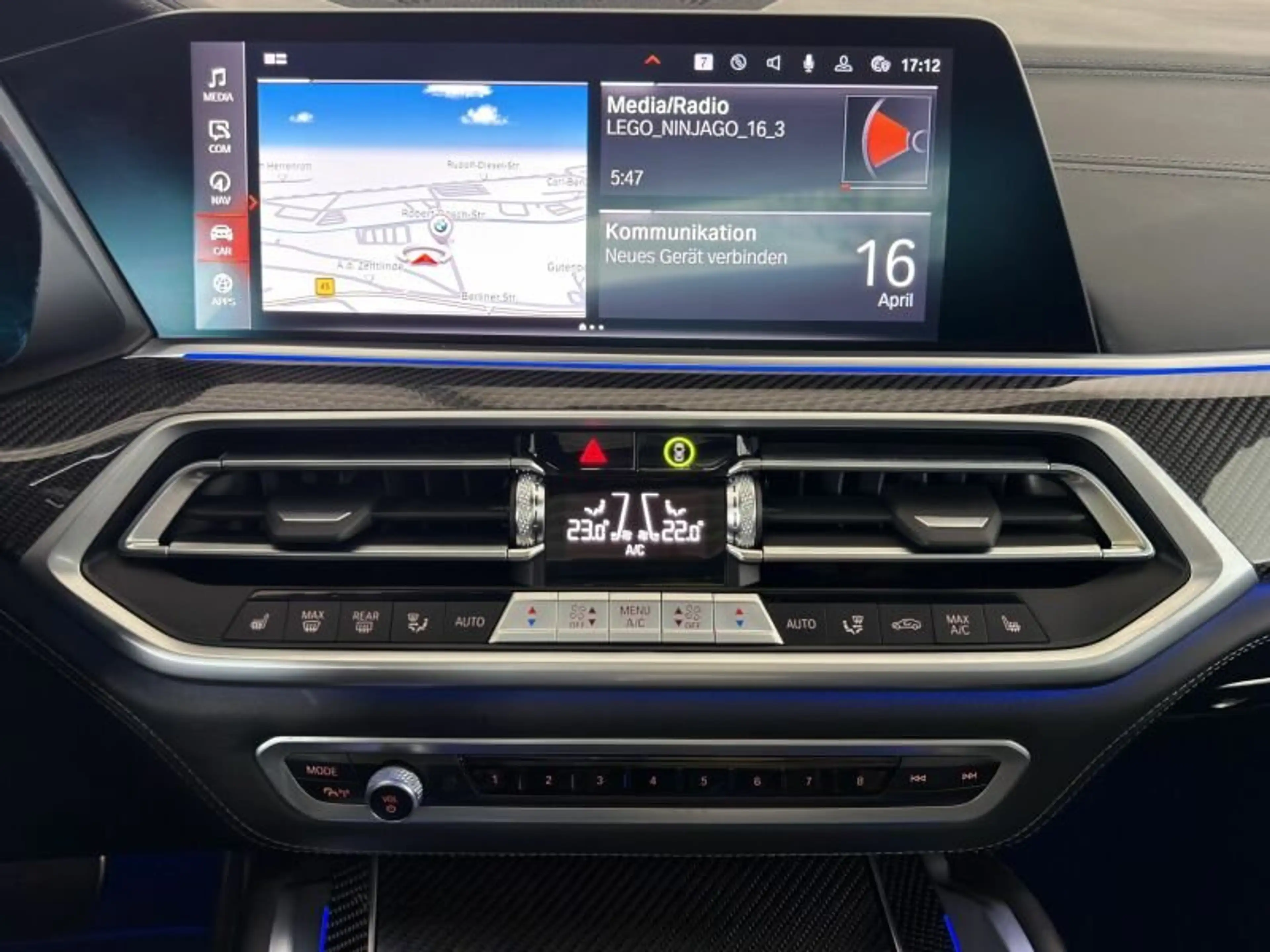 BMW X6 M 50i SHZ/LASER/INT/hk/HUD/360/PanSky/FondTV — photo 11