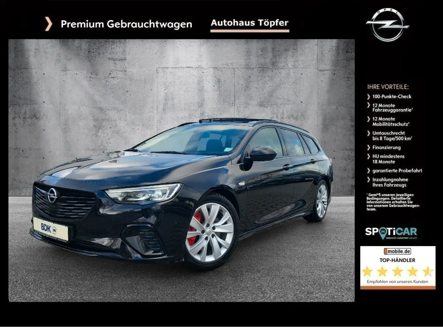 Opel Insignia B ST Premium " GSi 4x4" Standheizung Černá - 1