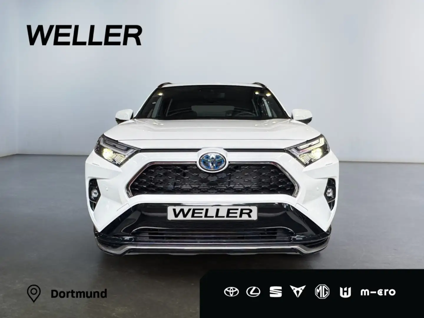 Toyota RAV 4 Plug-in-Hybrid Teamplayer *LED*HUD*4xSHZ* Weiß - 2