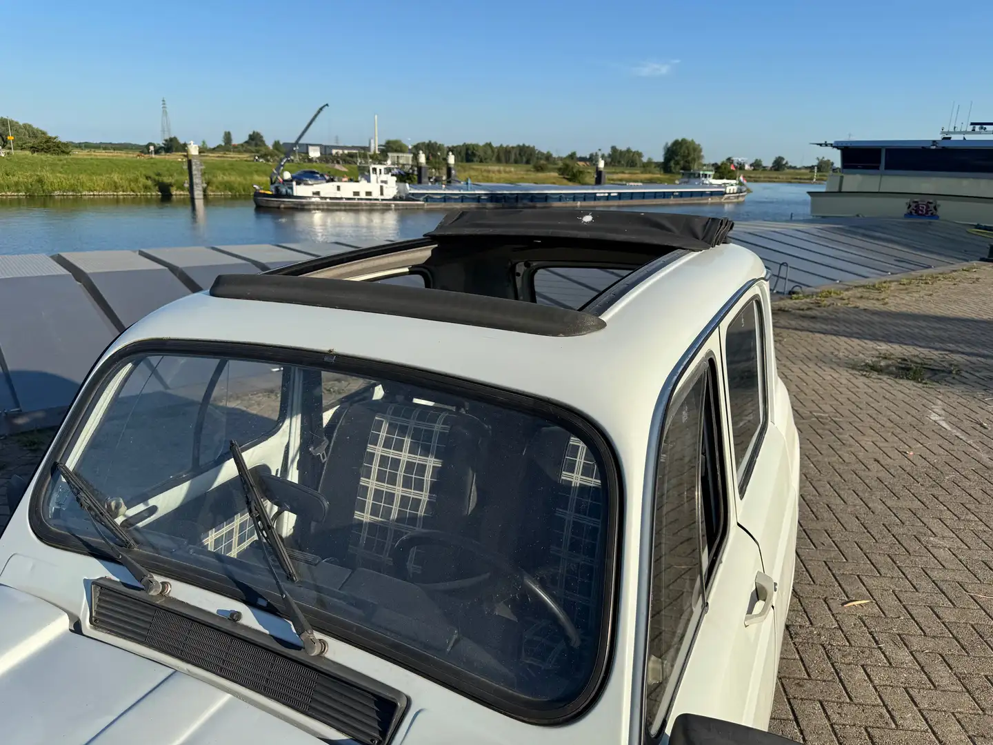 Renault R 4 R 4 LINNEN DAK Blanc - 1