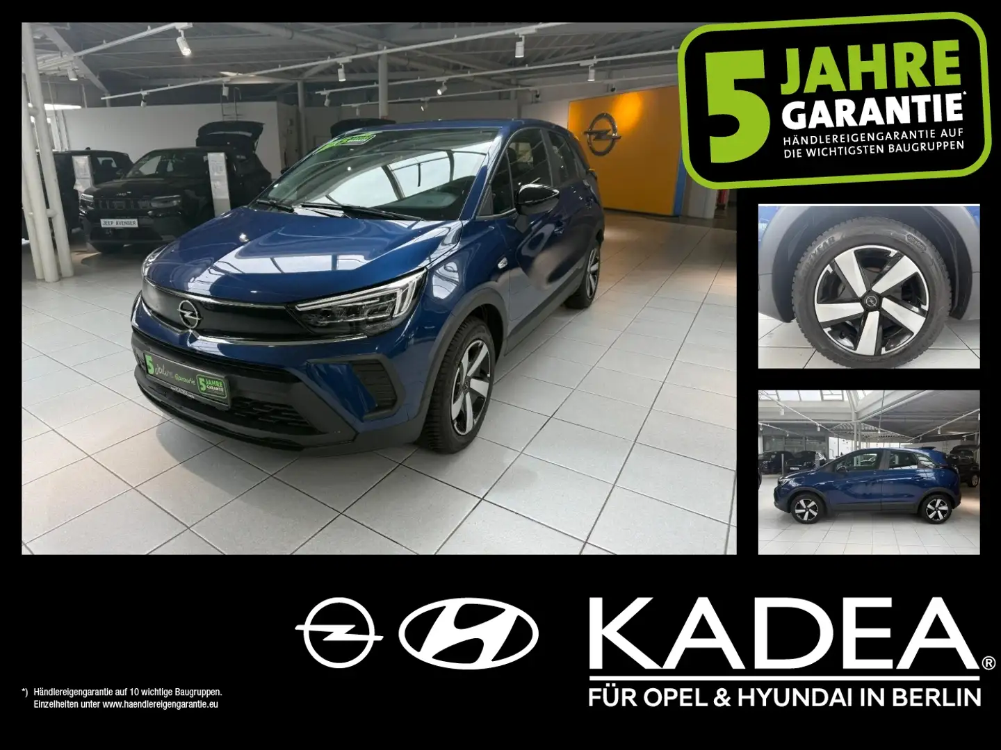 Opel Crossland 1.2 LED,PDC,Carplay,Allwetterreifen Blau - 1