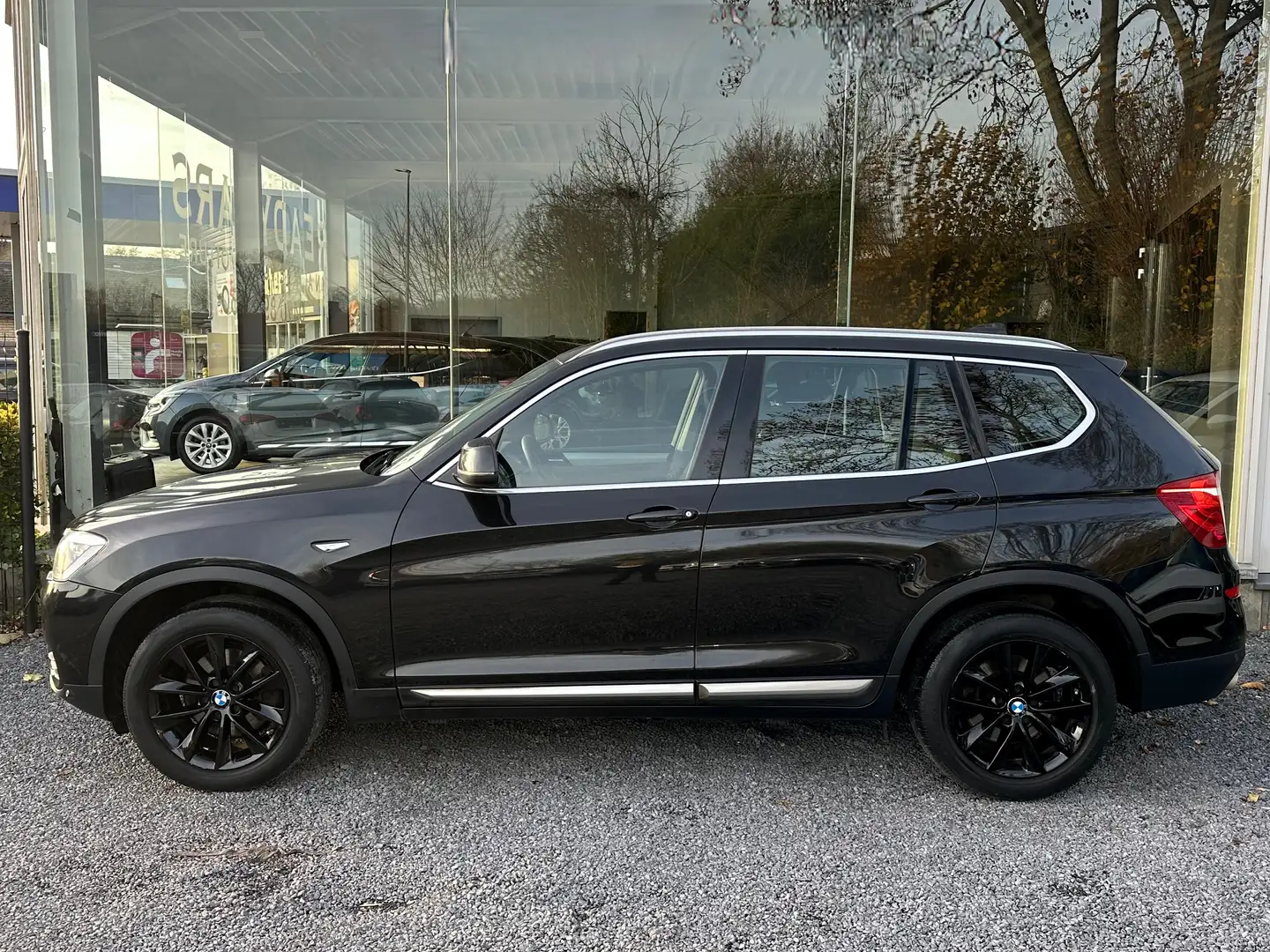 BMW X3 FACELIFT*2.0*EURO 6*X-LINE*CUIR*CARNET FULL* Zwart - 2