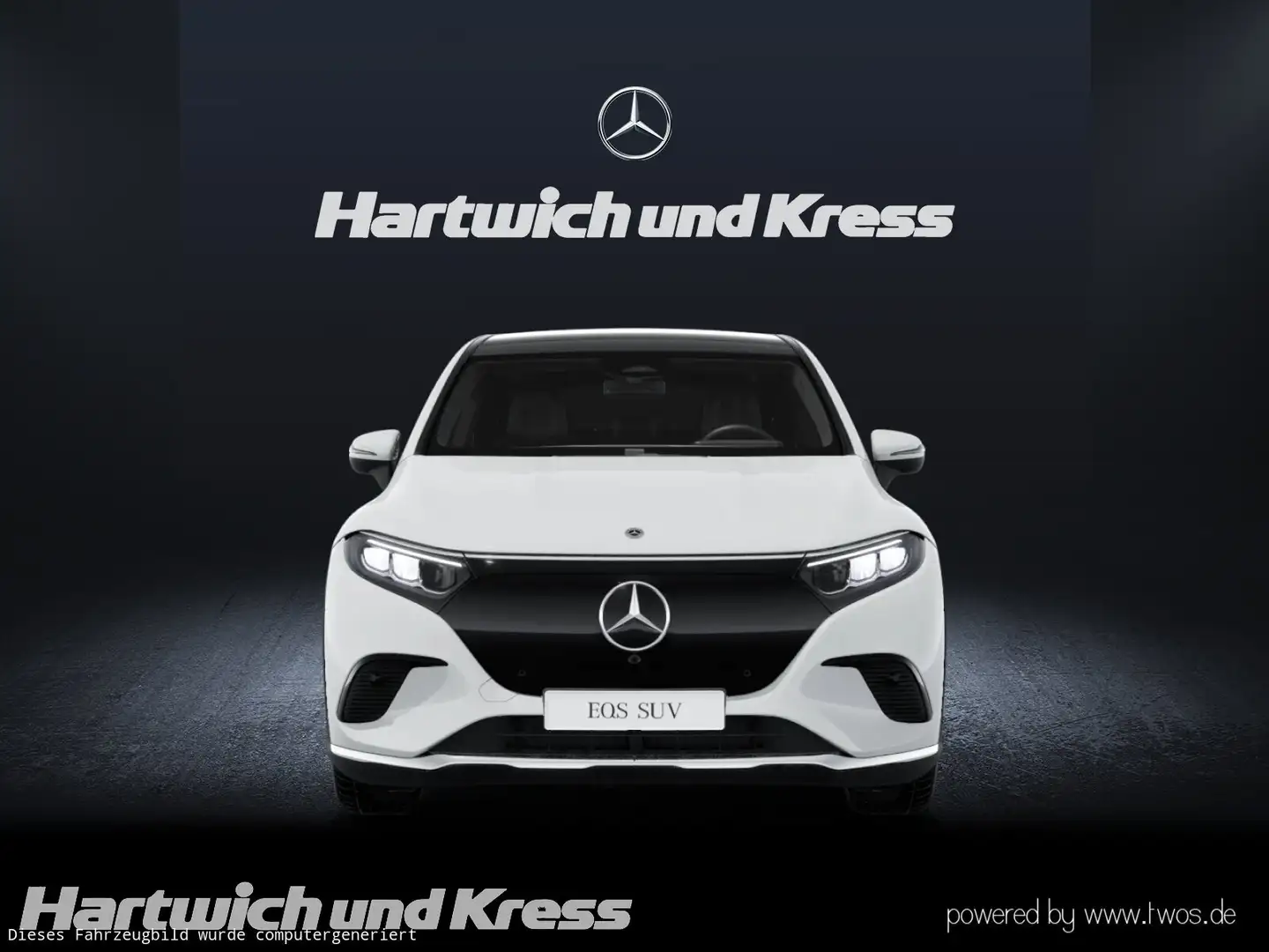 Mercedes-Benz EQS EQS 500 4Matic Advanced+Pano+7Sitze+AHK+HA-Lenkung Weiß - 2