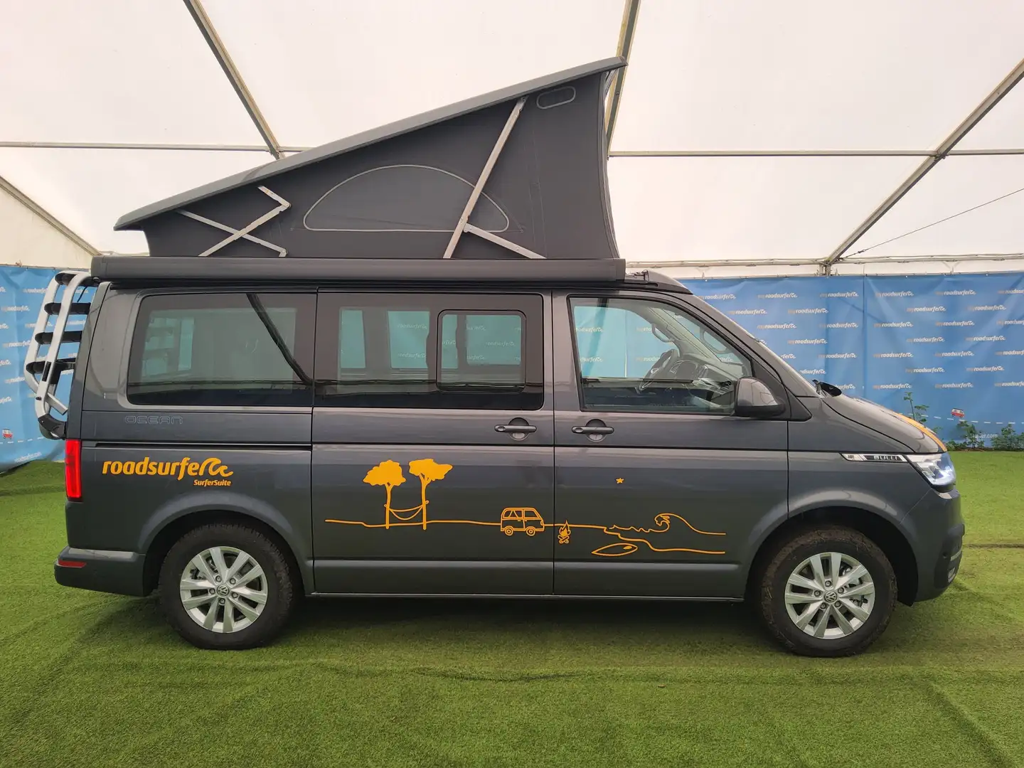 Volkswagen T6.1 California Ocean Edition 4Motion StHz, Markise, Aufst.D, Dusc Grau - 2