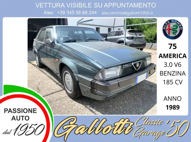 Alfa Romeo 75 AMERICA 3.0 V6 185CV