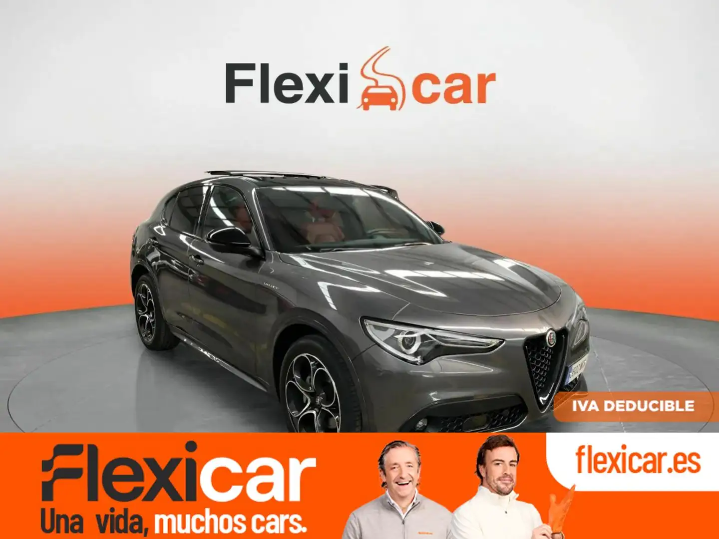 Alfa Romeo Stelvio 2.2 Diésel 154kW (210CV) Veloce Q4 Gris - 1