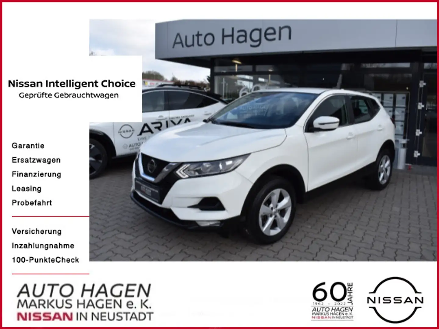 Nissan Qashqai Shiro 1.3 DIG-T  Einparkhilfe Navi Klima Blanco - 1