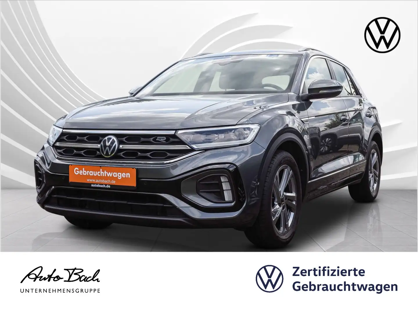Volkswagen T-Roc 1.5 TSI "R-Line" DSG Navi LED Digital Cock Grau - 1