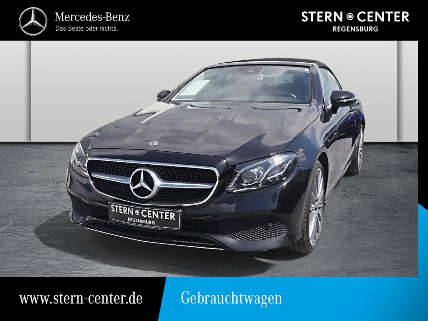 Mercedes-Benz E 220 d 4M Cabrio+AVANTGARDE+MBAM+SKLIMA+20"AMG+ Negro - 1