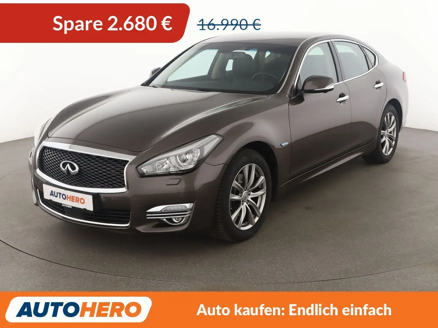 Infiniti Q70 2.2 Diesel Premium Tech Aut.*NAVI*ACC*360°*PDC*SHZ Braun - 1