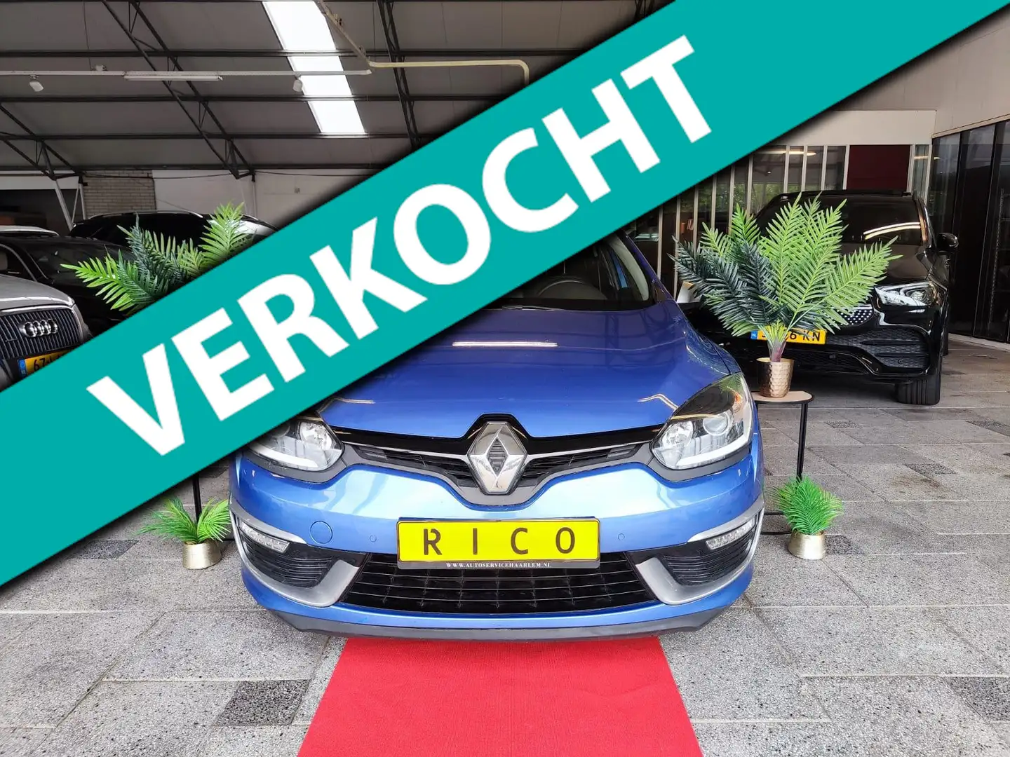 Renault Megane Estate 1.5 dCi AUT GT-Line FULL FACELIFT 2014! Blauw - 1
