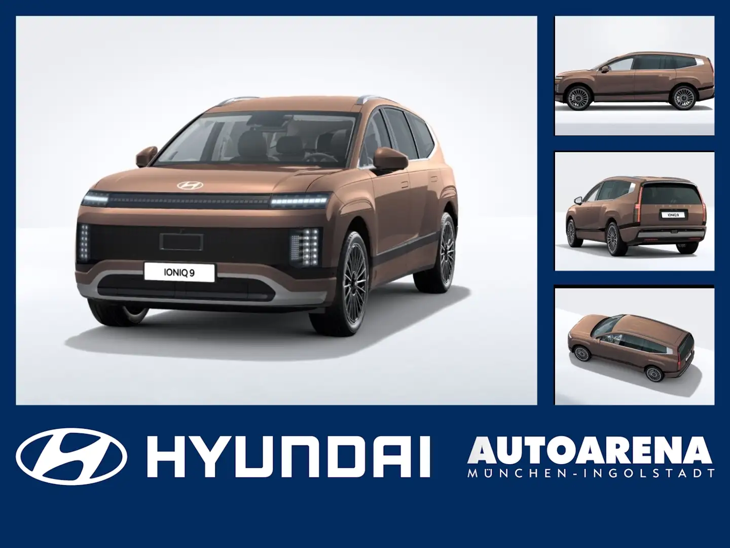 Hyundai IONIQ 9 110kWh UNIQ HeadUp*Allrad* 360° Kamera Marrón - 1